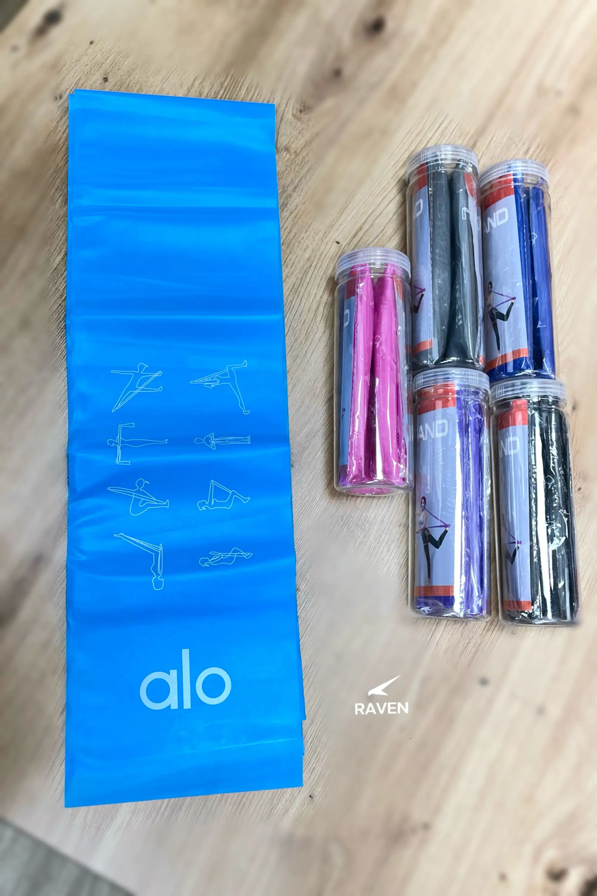کش پیلاتس Alo کد ۰۳۳۱ | کش ورزشی مقاوم برای تمرین